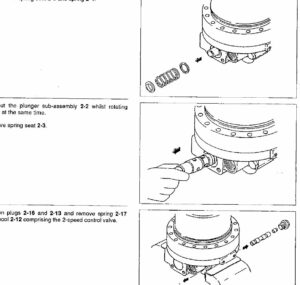 Alternative view of Manual de Serviço Escavadeira JCB JS200LC