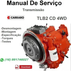 Manual De Serviço Transmissão Carraro TLB2 CD 4WD