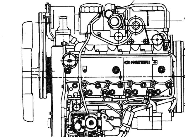 Manual de serviço em PDF do motor Hyundai HR Diesel D4BH 2.5L TCI