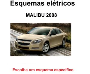 Chevrolet Malibu sedan bege-dourado visto de frente em perspectiva sobre estrada