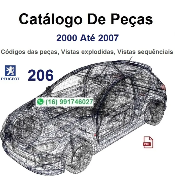 Catálogo De Peças - Peugeot - 206 - 2000 À 2007
