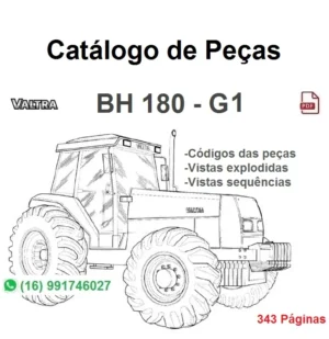 Catálogo de Peças Valtra BH180 - Trator