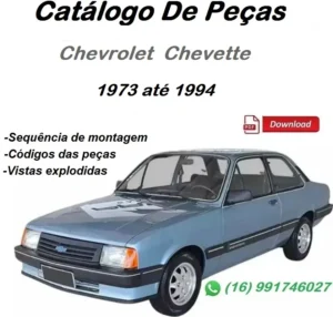 Catálogo De Peças Chevrolet - Chevette 1973 à 1994
