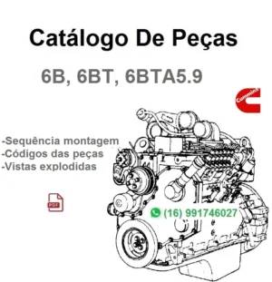 Catálogo De Pecas Cummins Series B 5.9 - 6B, 6BT, 6BTA
