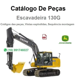 Catálogo De Peças John Deere 130G - Escavadeira