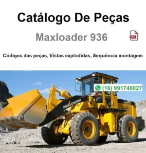 Capa do Catálogo de Peças Maxloader MAX 936 em PDF