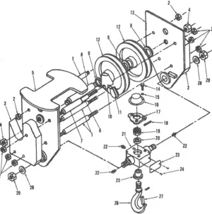 Alternative view of Catálogo De Peças Galion 150A, 150FA - Guindaste