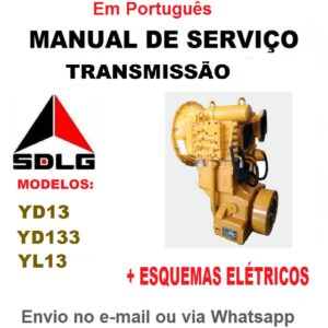 Manual de serviço SDLG YD13, YD133, YL13 em PDF, 98 páginas em português