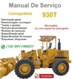 Manual De Serviço Caterpillar 930T - Carregadeira