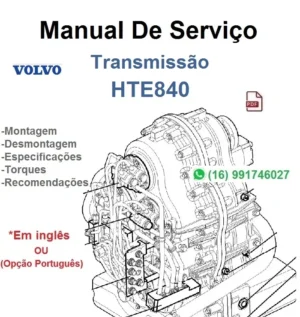 Manual De Serviço Transmissão Volvo HTE840