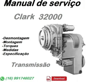 MANUAL DE SERVIÇO CLARK 32000 - Transmissão
