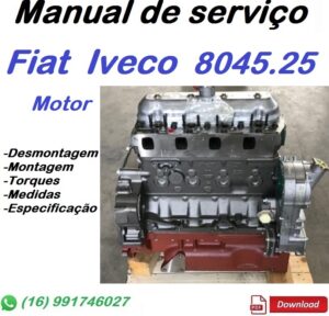 Manual De Serviço Motor Fiat Iveco - 8045.25