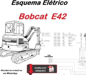 Esquema Elétrico Bobcat - E42 / Miniescavadeira