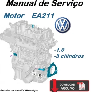 Manual De Serviço Motor VW 1.0 EA211 - Polo / Up -3 cilindros