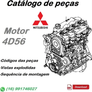 Catálogo De Peças Motor Mitsubishi 4D56