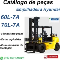 Catálogo De Peças Empilhadeira Hyundai \ 60L-7A, 70L-7A