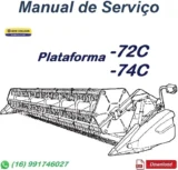 Manual De Serviço Plataforma 72C, 74C -New Holland