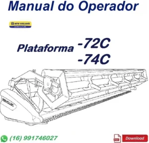 Manual Do Operador Plataforma 72C, 74C - New Holland