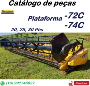 Catálogo De Peças Plataforma 72C, 74C -New Holland
