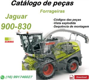 Catálogo De Peças Class Jaguar 900-830 / Forrageira