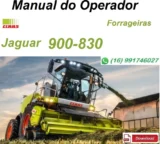 Manual Do Operador Class Jaguar 900-830 / Forrageira