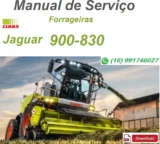 Manual De Serviço Class Jaguar 900-830 / Forrageira