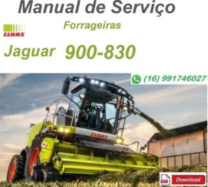 Manual De Serviço Class Jaguar 900-830 / Forrageira