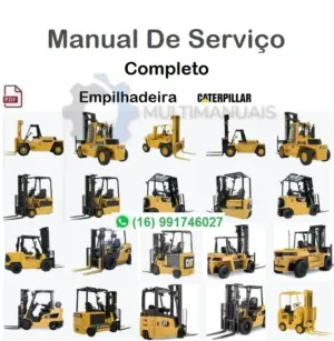 Manual De Serviço Caterpillar 2C6000 - Empilhadeira