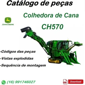 Catálogo De Peças John Deere CH570 - Colhedora