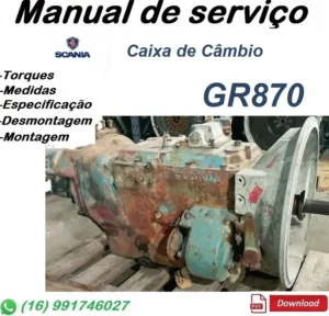 Manual De Serviço Scania GR870 - Caixa De Câmbio