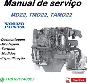 Manual De Serviço Volvo Penta MD22, TMD22, TAMD22