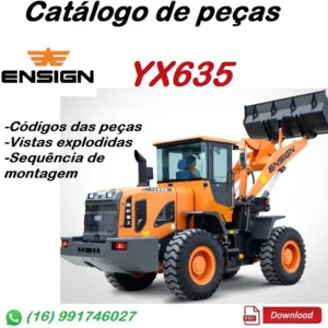 Catálogo De Peças Ensign YX635 -Carregadeira