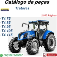 Catálogo De Peças Trator T4.75, T4.85, T4.95, T4.105, T4.115 - New Holland