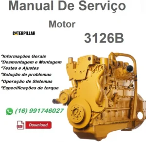 Manual De Serviço Motor 3126B - Caterpillar