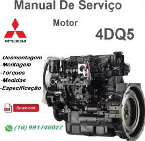 Manual De Serviço Motor Mitsubishi - 4DQ5 Diesel