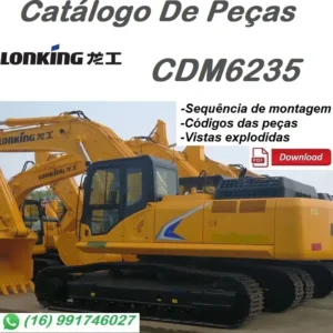 Catálogo De Peças Lonking CDM6235 - Escavadeira