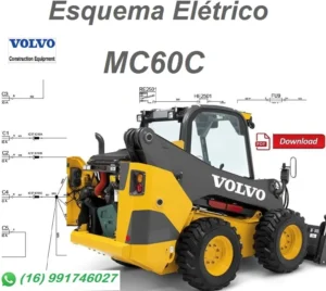 Esquema Elétrico Volvo MC60C - Mini Carregadeira