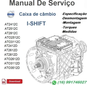 Manual De Serviço AT, ATO  I-Shift / Volvo - Caixa De Câmbio