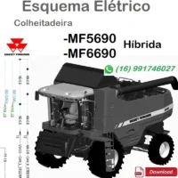 Esquema Elétrico MF5690, MF6690 -Híbrida /Massey Fergunson
