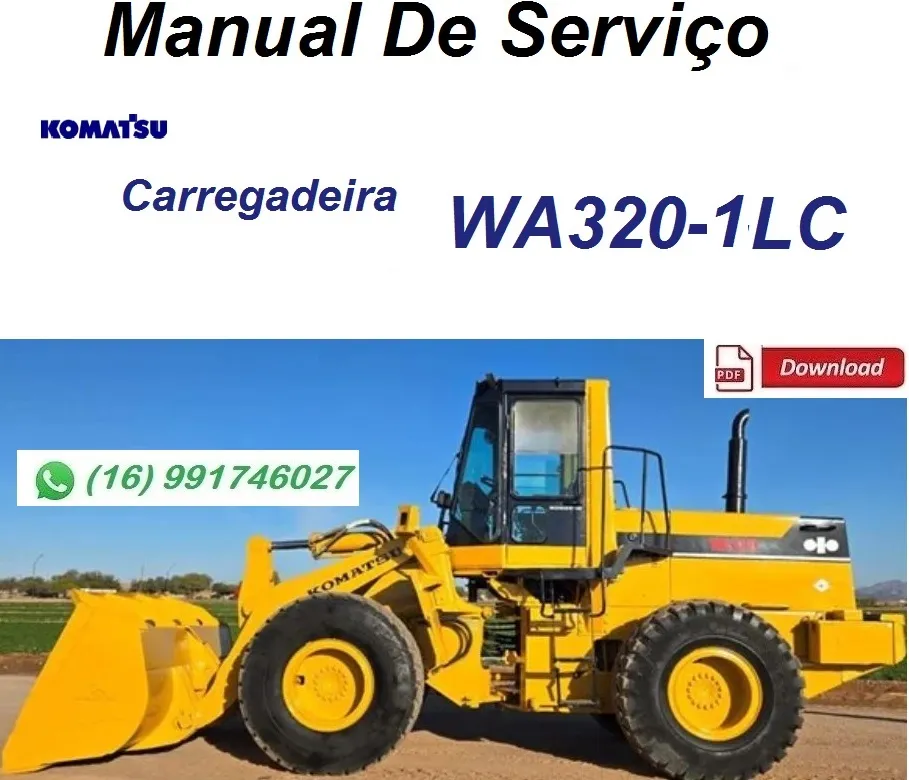 Manual De Serviço Komatsu WA320-1LC