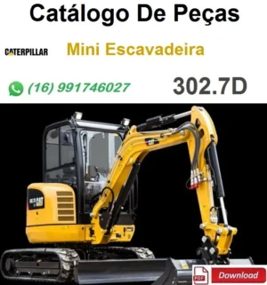 Catálogo De Peças Caterpillar 302.7D - Mini Escavadeira