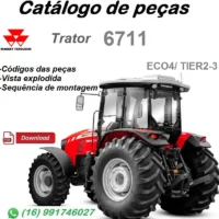 Catálogo De Peças MF 6711 (ECO4/ TIER2-3) Trator Massey Fergunson