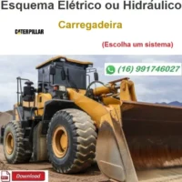 Esquema Elétrico ou Hidráulico Caterpillar 938K - Carregadeira