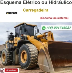Esquema Elétrico ou Hidráulico Caterpillar 938K - Carregadeira