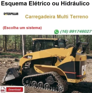 Esquema Elétrico ou Hidráulico Caterpillar 277D - Multi Terreno