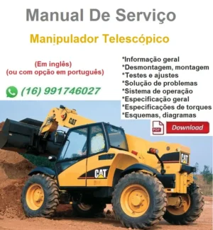 Manual de Serviço Caterpillar - TL943C - Manipulador