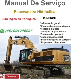 Manual de Serviço Caterpillar 225 - Escavadeira