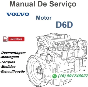Manual De Serviço Motor D6D - Máquinas Volvo