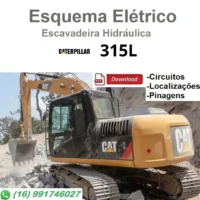 Esquema Elétrico Caterpillar 315L - Escavadeira