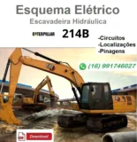Esquema Elétrico Caterpillar 214B - Escavadeira